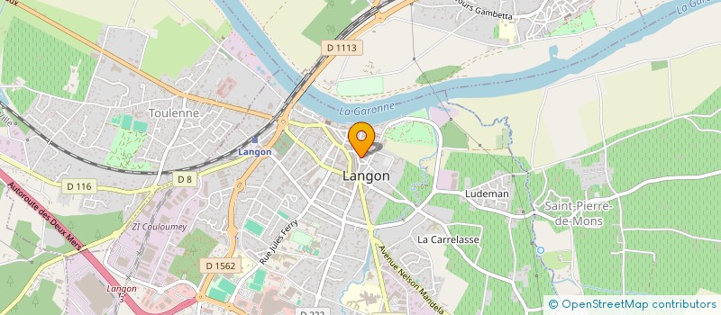 localisation de l'entreprise NOUVELLE SCI EKIS à LANGON