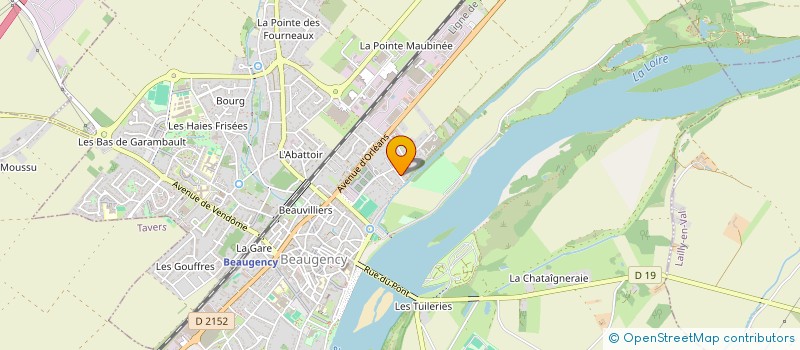 localisation de l'entreprise NOUVELLE SCI LA MARDELLE  BEAUGENCY