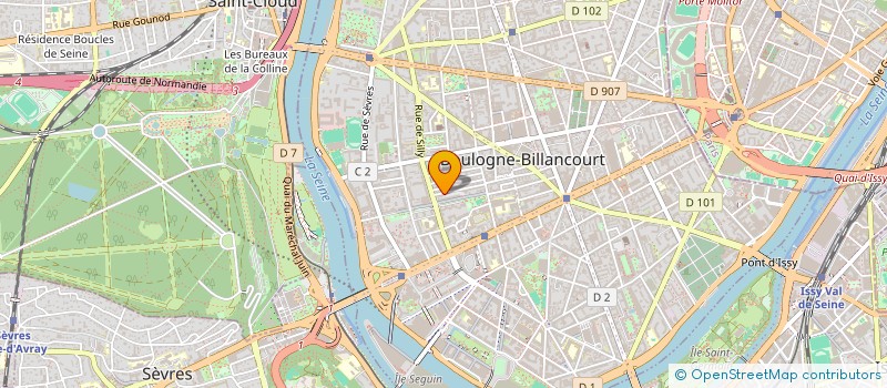 localisation de l'entreprise NOUVELLE SEQUENCE  BOULOGNE-BILLANCOURT