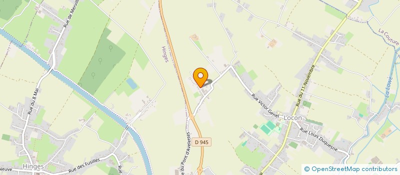 localisation de l'entreprise NOUVELLE SOC CONFIS DOUCEURS & FRIANDISE  BETHUNE