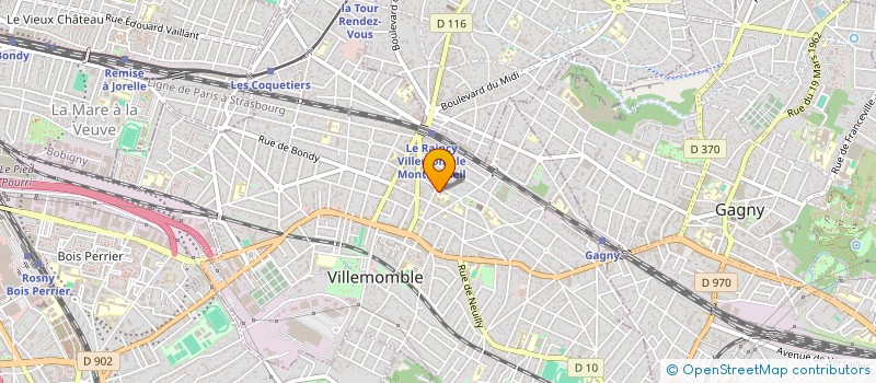 localisation de l'entreprise NOUVELLE SOC IMMOBILIERE DE VILLEMOMBLE à VILLEMOMBLE