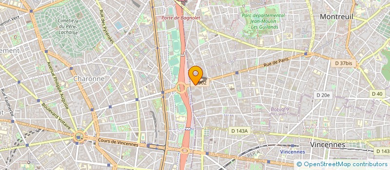 localisation de l'entreprise NOUVELLE SOCIETE ANONYME LA VIE OUVRIERE  MONTREUIL