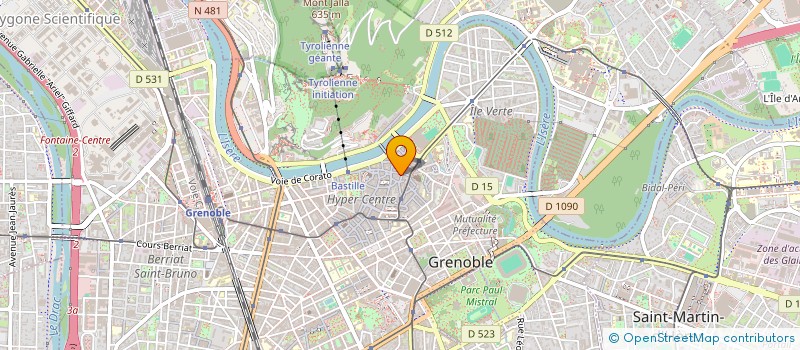 localisation de l'entreprise NOUVELLE SOCIETE ATCHA  GRENOBLE