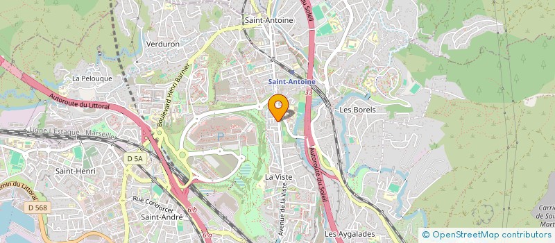 localisation de l'entreprise NOUVELLE SOCIETE BONINI à MARSEILLE