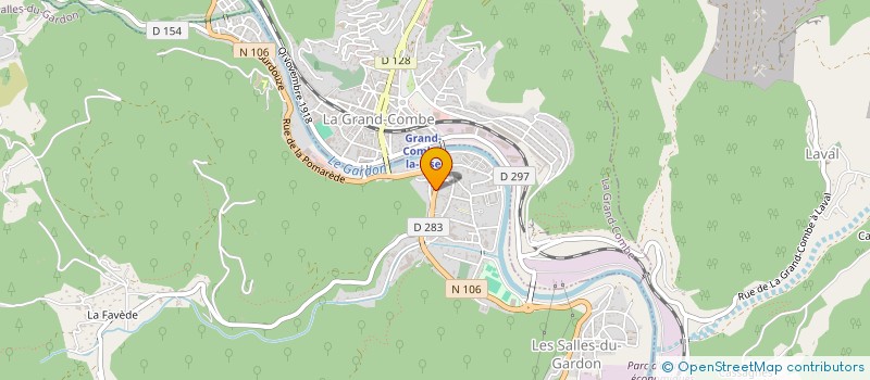 localisation de l'entreprise NOUVELLE SOCIETE COUDERC à LES SALLES-DU-GARDON