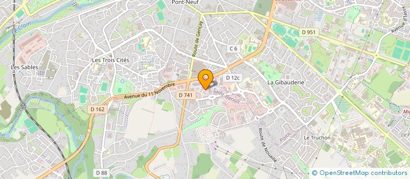 localisation de l'entreprise NOUVELLE SOCIETE D ASCENSEURS - NSA à SAINT-BENOIT