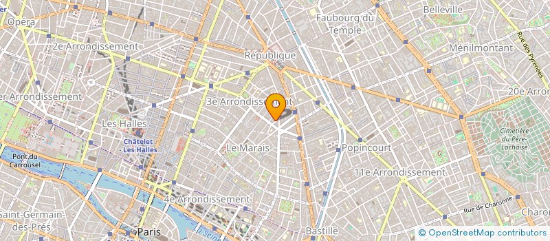 localisation de l'entreprise NOUVELLE SOCIETE DANYTOV  PARIS