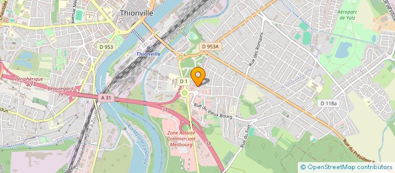localisation de l'entreprise NOUVELLE SOCIETE DES ETS PETEL à YUTZ