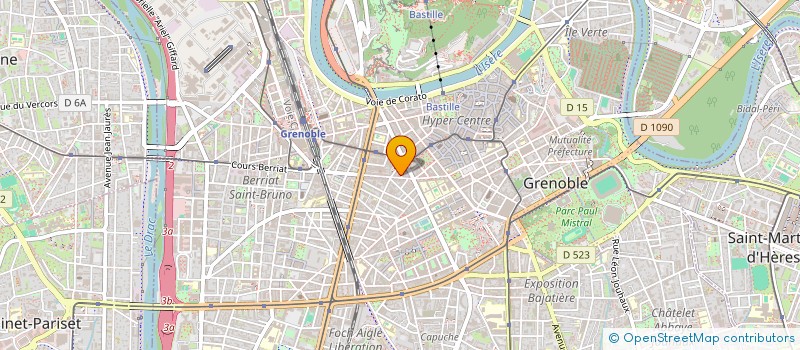 localisation de l'entreprise NOUVELLE SOCIETE DU VEL D HIV à GRENOBLE