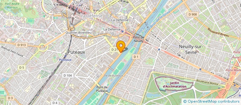 localisation de l'entreprise NOUVELLE SOCIETE FRANCAISE D'ETUDES ET DE REALISATIONS D'EQUIPEMENTS GAZIERS - SOFREGAZ à PUTEAUX