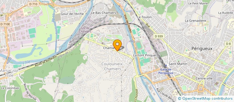 localisation de l'entreprise NOUVELLE SOCIETE IMMOBILIERE DE CHAMIERS  COULOUNIEIX-CHAMIERS