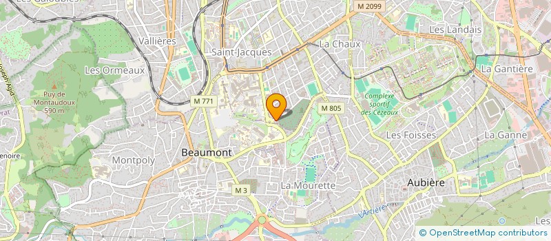 localisation de l'entreprise NOUVELLE SOCIETE JEAN ZEN à CLERMONT-FERRAND