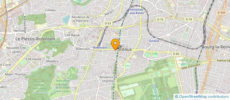 localisation de l'entreprise NOUVELLE SOCIETE LE MAINE à SCEAUX