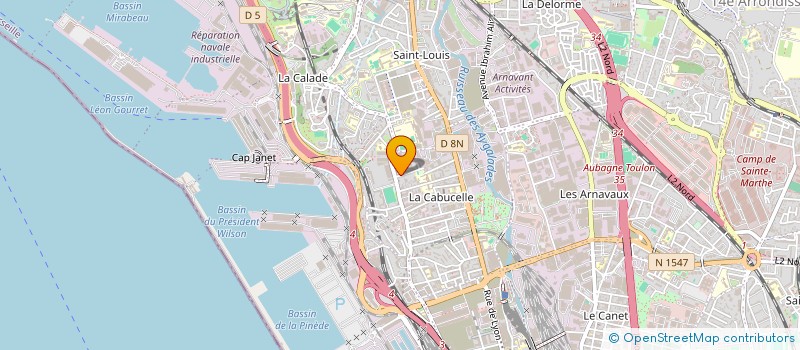 localisation de l'entreprise NOUVELLE SOCIETE NUMEN à MARSEILLE