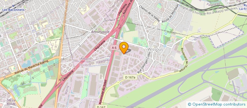 localisation de l'entreprise NOUVELLE SOCIETE PARISIENNE DE BROCHURE  WISSOUS