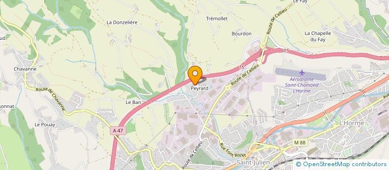 localisation de l'entreprise NOUVELLE SOCIETE PICARD FRERES à SAINT-CHAMOND
