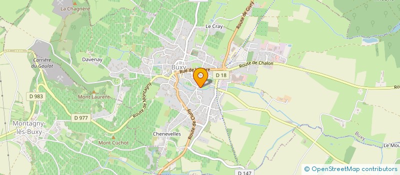 localisation de l'entreprise NOUVELLE SOCIETE TECOMAC  BUXY