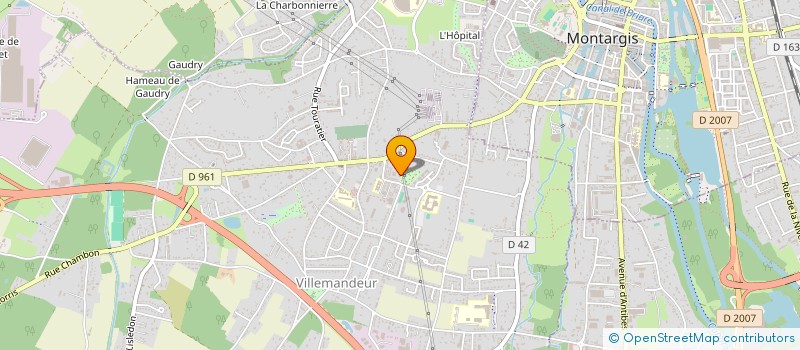 localisation de l'entreprise NOUVELLE SOCIETE VILLEMANDEUR AUTOMOBILE à VILLEMANDEUR