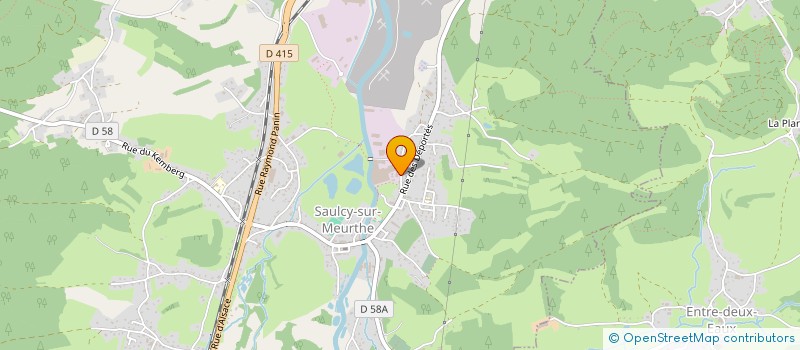 localisation de l'entreprise NOUVELLE SOCIETE WEISROCK SAS  SAULCY-SUR-MEURTHE