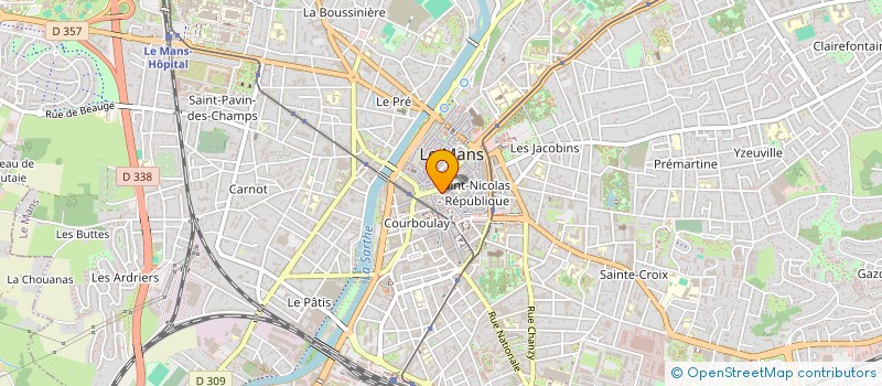 localisation de l'entreprise NOUVELLE SOCIETE WEST INFO à LE MANS