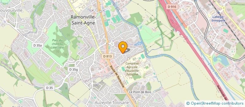 localisation de l'entreprise NOUVELLE SOLIDARITE UNIVERSELLE  RAMONVILLE-SAINT-AGNE