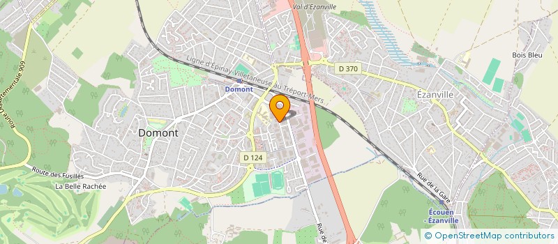 localisation de l'entreprise NOUVELLE SOPAMII à DOMONT