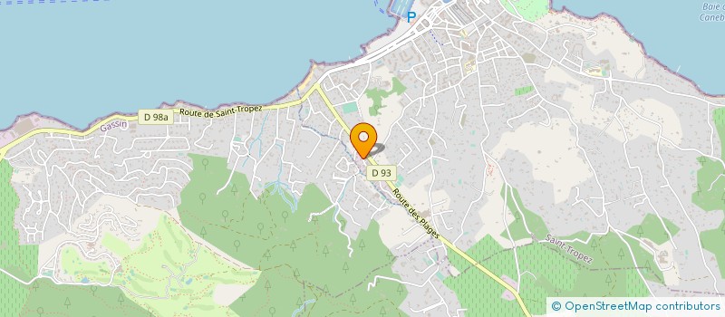 localisation de l'entreprise NOUVELLE ST BOISSONS DU GOLFE à SAINT-TROPEZ
