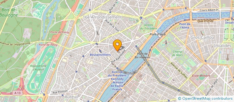 localisation de l'entreprise NOUVELLE TENDANCE  PARIS