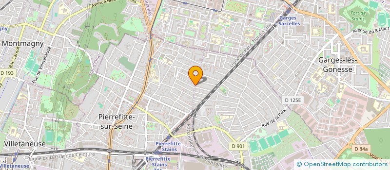 localisation de l'entreprise NOUVELLE TERRE à PIERREFITTE-SUR-SEINE