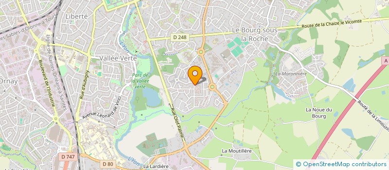 localisation de l'entreprise NOUVELLE TERRE à LA ROCHE-SUR-YON