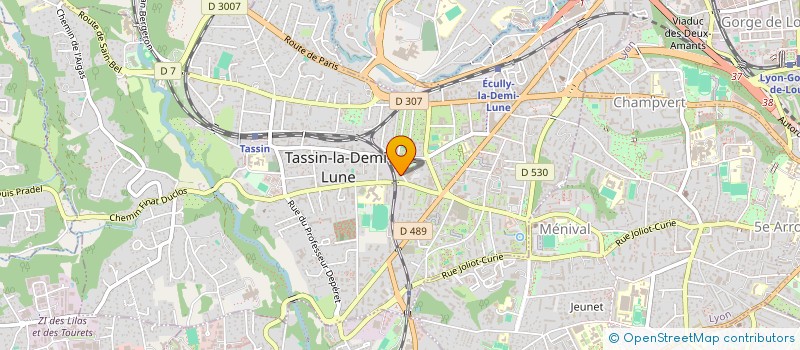 localisation de l'entreprise NOUVELLE TRACE à TASSIN-LA-DEMI-LUNE