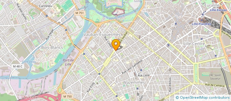 localisation de l'entreprise NOUVELLE UDF NORD à LILLE