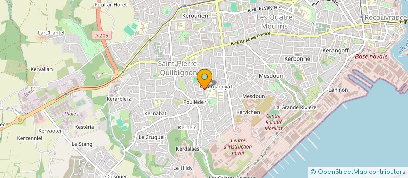 localisation de l'entreprise NOUVELLE UNION FINISTERE à BREST