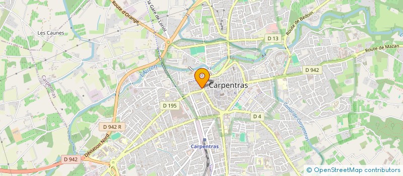 localisation de l'entreprise NOUVELLE VAGUE à CARPENTRAS