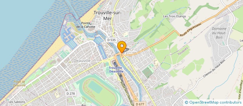 localisation de l'entreprise NOUVELLE VAGUE à TROUVILLE-SUR-MER
