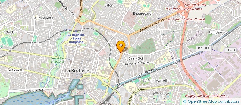 localisation de l'entreprise NOUVELLE VAGUE à LA ROCHELLE