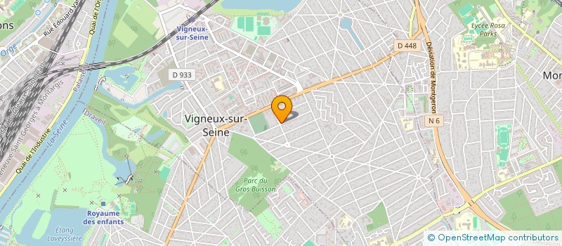 localisation de l'entreprise NOUVELLE VAGUE à VIGNEUX-SUR-SEINE