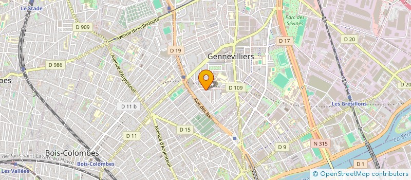 localisation de l'entreprise NOUVELLE VAGUE à GENNEVILLIERS