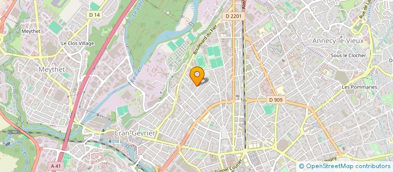 localisation de l'entreprise NOUVELLE VAGUE D AILLEURS à ANNECY