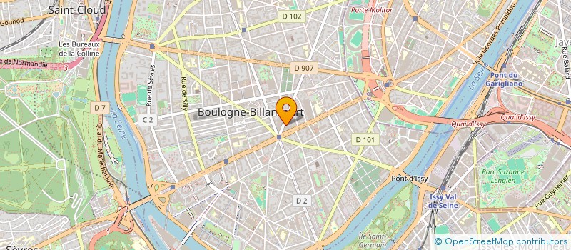 localisation de l'entreprise NOUVELLE VEG à BOULOGNE-BILLANCOURT