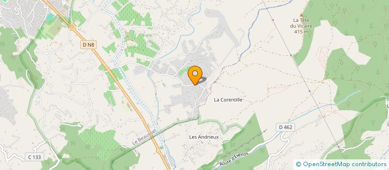 localisation de l'entreprise NOUVELLE VIE  LE BEAUSSET