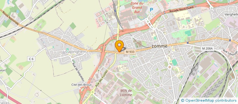 localisation de l'entreprise NOUVELLE VIE à LILLE