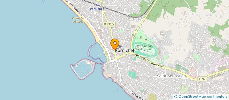 localisation de l'entreprise NOUVELLE VIE à PORNICHET