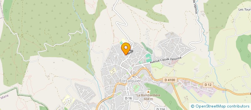 localisation de l'entreprise NOUVELLE VIE à FORCALQUIER