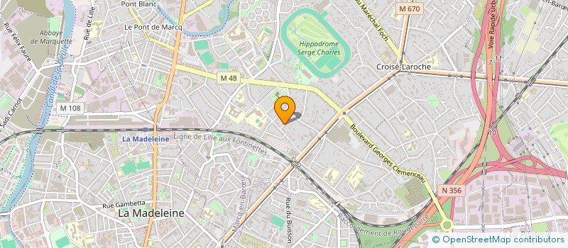 localisation de l'entreprise NOUVELLE VIE IMMO à MARCQ-EN-BARŒUL