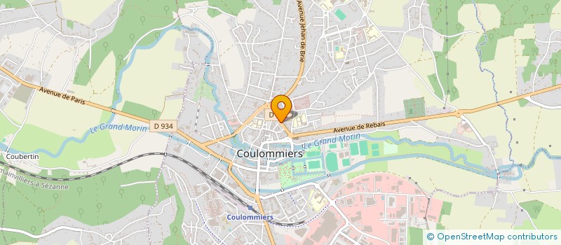 localisation de l'entreprise NOUVELLE VISION à COULOMMIERS