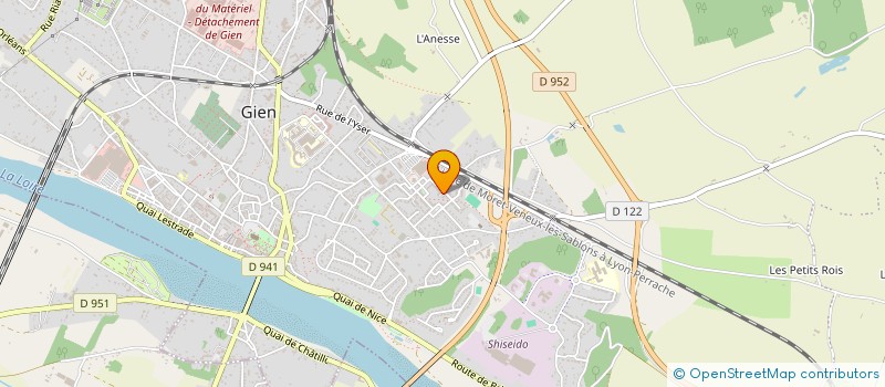 localisation de l'entreprise NOUVELLE VISION POUR UN AVENIR MEILLEUR à GIEN
