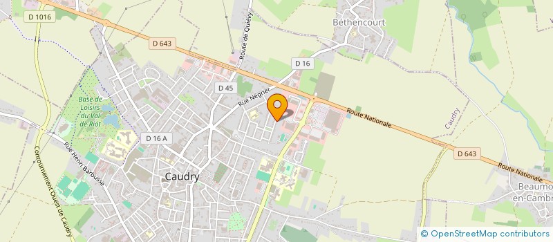 localisation de l'entreprise NOUVELLE VISION TELECOM  CAUDRY