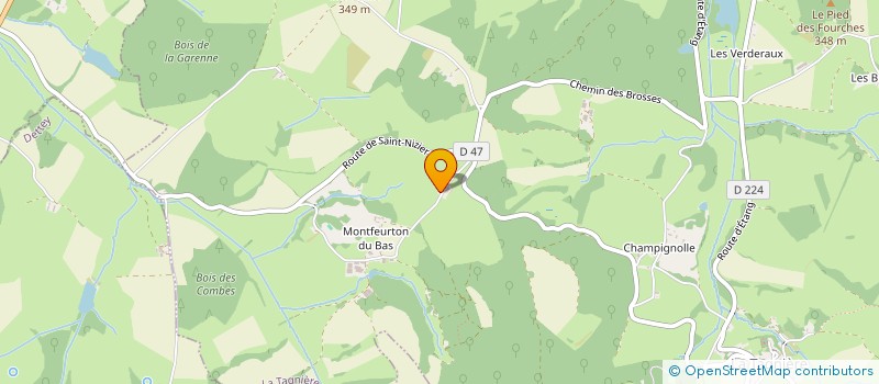 localisation de l'entreprise NOUVELLE VOIE VERS L'INCLUSION EN AUTUNOIS MORVAN (NOVIAM)  TAGNIERE (LA)