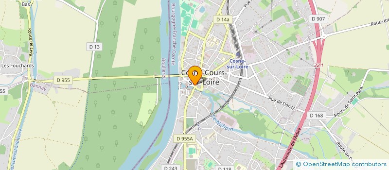 localisation de l'entreprise NOUVELLE VOIX à COSNE-COURS-SUR-LOIRE